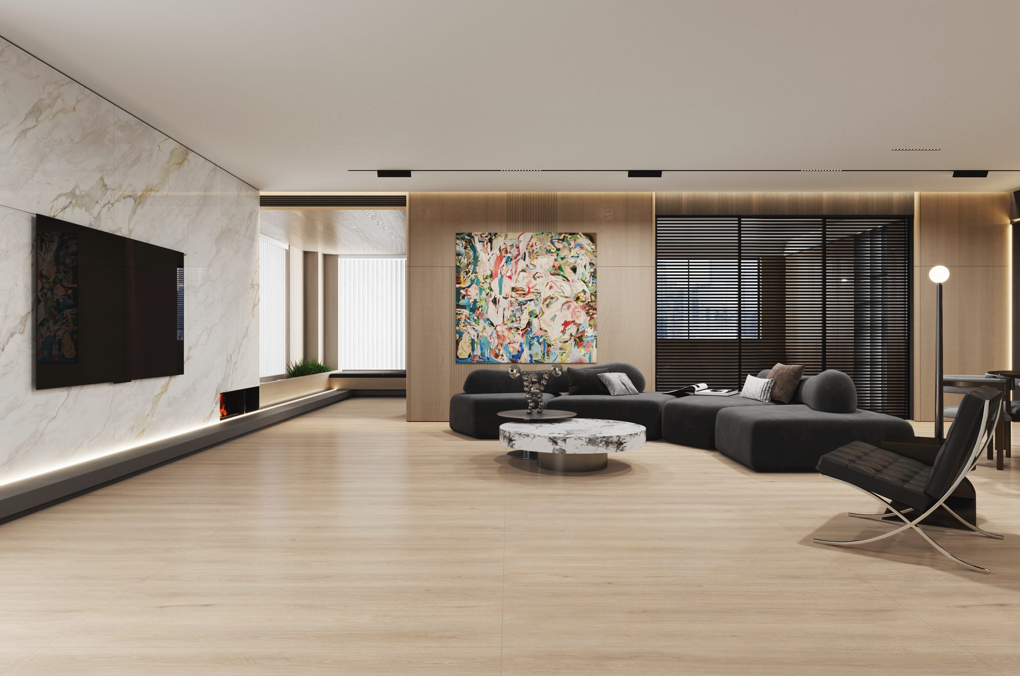 金絲柚木 FMJR715239B 效果圖